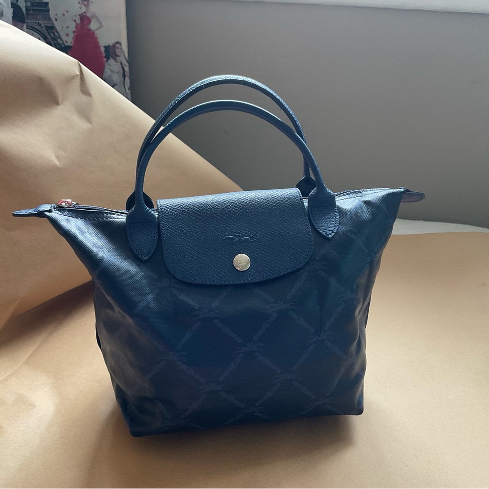 Longchamp Royal blue mini handbag Bag